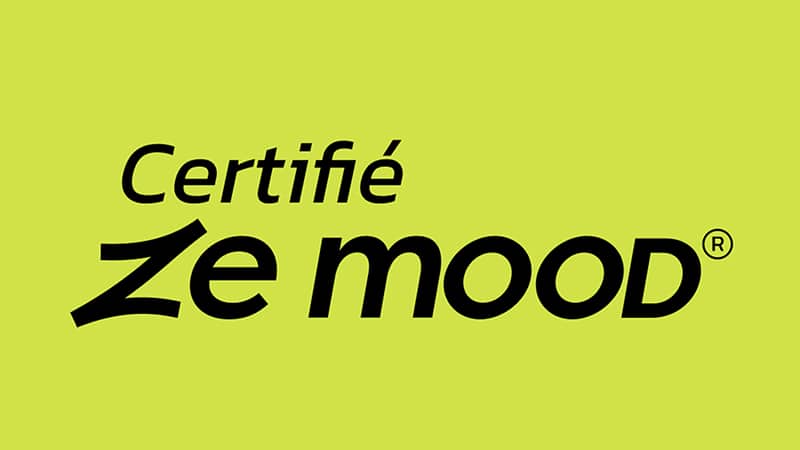 Ze Mood offre une certification aux clubs partenaires atteignant un certain seuil de satisfaction client