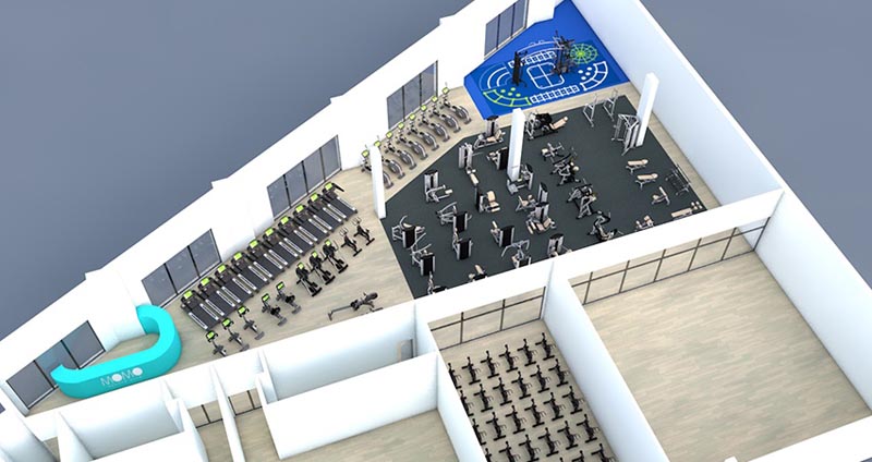 BH Fitness propose un service d'aménagement pour optimiser l'espace des installations sportives